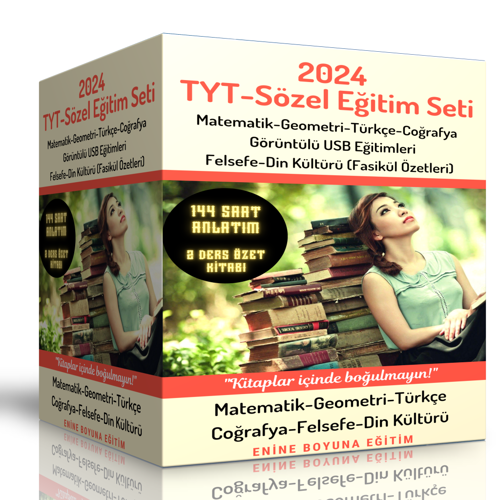 2024 Tyt-Sözel Eğitim Seti (144 Saat Anlatım) - Enine Boyuna Eğitim