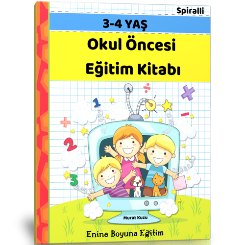 3-4 Yaş Okul Öncesi Eğitim Kitabı - Enine Boyuna Eğitim