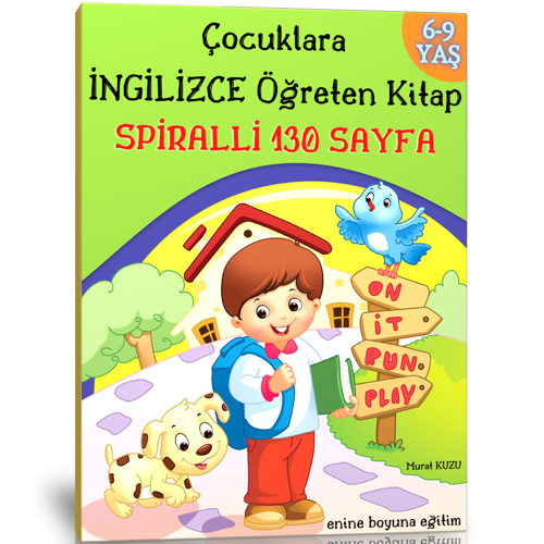 6-9 Yaş Çocuklara İngilizce Öğreten Kitap - Enine Boyuna Eğitim