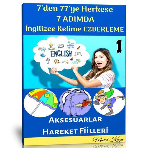 7 Adımda İngilizce Kelime Ezberleme Kitabı-1 - Enine Boyuna Eğitim