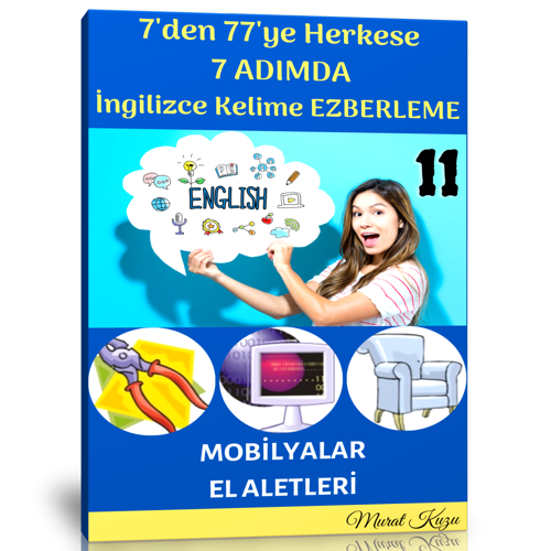 7 Adımda İngilizce Kelime Ezberleme Kitabı-11 - Enine Boyuna Eğitim