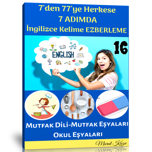 7 Adımda İngilizce Kelime Ezberleme Kitabı-16 - Enine Boyuna Eğitim