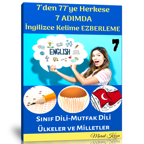 7 Adımda İngilizce Kelime Ezberleme Kitabı-7 - Enine Boyuna Eğitim