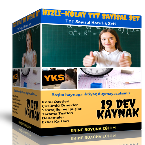 Hızlı Kolay Tyt Sayısal Set (16 Dev Kaynak) - Enine Boyuna Eğitim