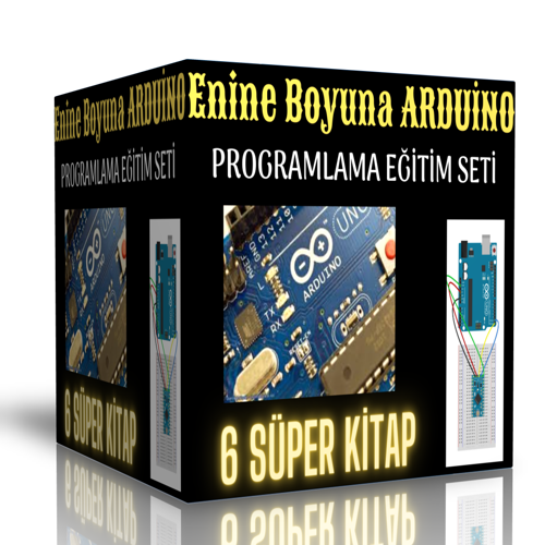 Arduino Programlama Eğitim Seti (6 Süper Kitap) - Enine Boyuna Eğitim