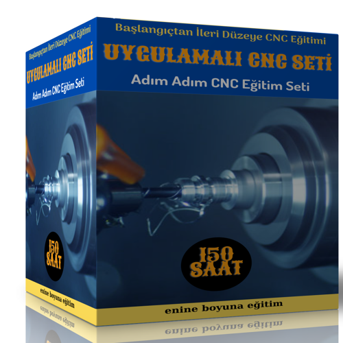 Başlangıçtan İleri Düzeye Cnc Eğitim Seti - Enine Boyuna Eğitim