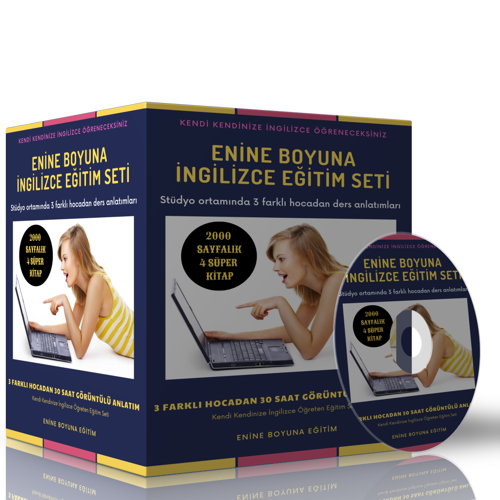 İngilizce Eğitim Seti (30 Saat Anlatım Ve 2000 Sayfalık Kitap) - Enine Boyuna Eğitim