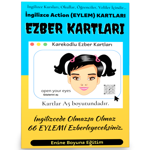 İngilizce Eylem Kartları - Enine Boyuna Eğitim