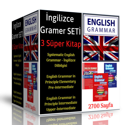 İngilizce Gramer Seti (3 Süper Kitap) - Enine Boyuna Eğitim
