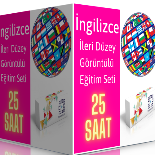 İngilizce İleri Düzey Görüntülü Eğitim Seti - Enine Boyuna Eğitim