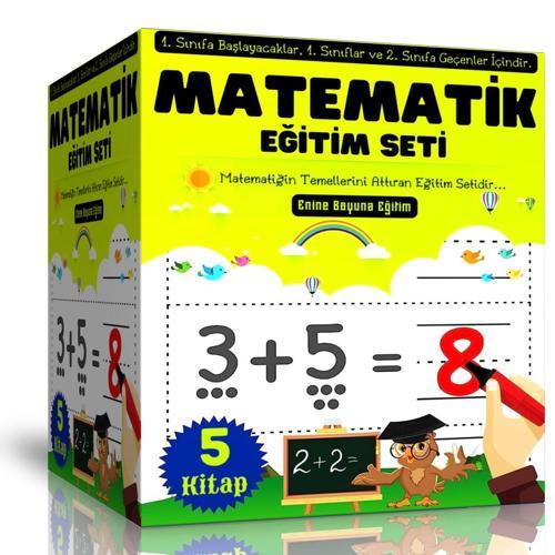 Birinci Sınıflar Matematik Eğitim Seti (5 Kitap) - Enine Boyuna Eğitim