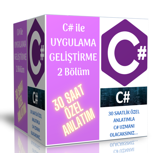 C# İle Uygulama Geliştirme Eğitim Seti-2 (30 Saat Özel Anlatım) - Enine Boyuna Eğitim
