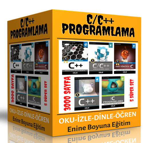 C/C++ Programlama Süper Eğitim Seti - Enine Boyuna Eğitim
