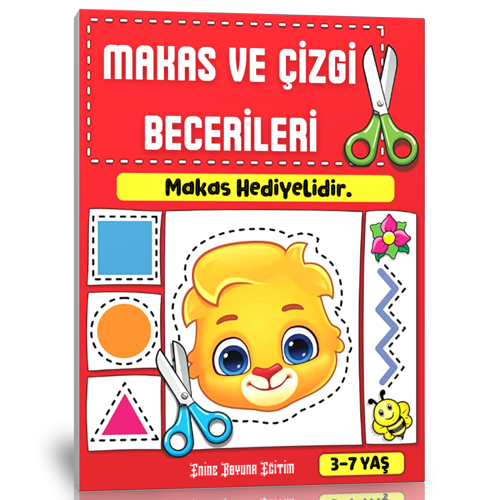 Okul Öncesi Makas Ve Çizgi Becerileri - Enine Boyuna Eğitim