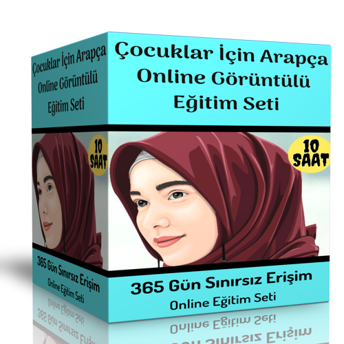 Çocuklar İçin Arapça Online Görüntülü Eğitim Seti - Enine Boyuna Eğitim