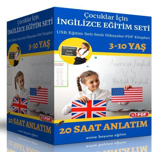 Çocuklar İçin İngilizce Eğitim Seti (20 Saat Anlatım) - Enine Boyuna Eğitim