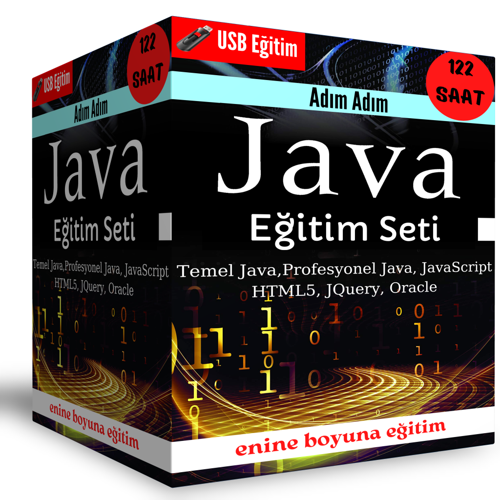 Java Görüntülü Eğitim Seti (122 Saat Anlatım) - Enine Boyuna Eğitim