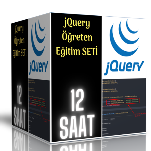 Jquery Öğreten Eğitim Seti (12 Saat Özel Anlatım) - Enine Boyuna Eğitim
