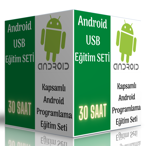 Kapsamlı Android Programlama Eğitim Seti (Usb ) - Enine Boyuna Eğitim