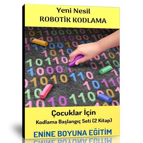 Çocuklar İçin Robotik Kodlama Başlangıç Seti (2 Kitap) - Enine Boyuna Eğitim