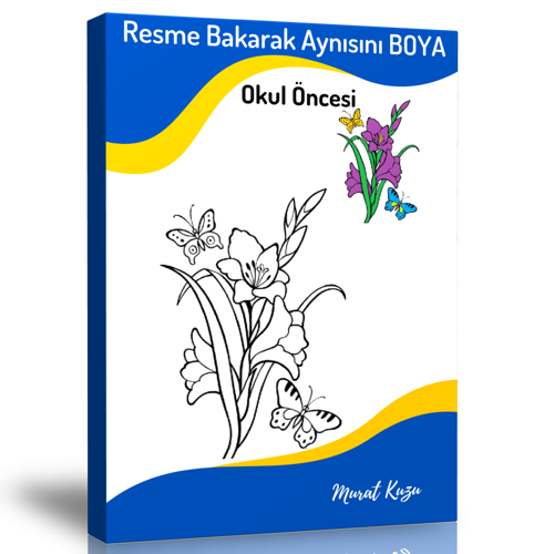 Okul Öncesi Resme Bakarak Aynısını Boya - Enine Boyuna Eğitim