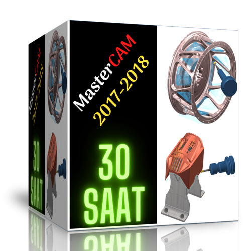 Mastercam 2017-2018 Görüntülü Eğitim Seti (Usb Eğitim Seti) - Enine Boyuna Eğitim