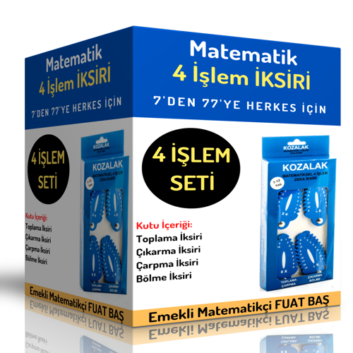 Matematik Dört İşlem İksiri (Sihirli Matematik Kutusu) - Enine Boyuna Eğitim