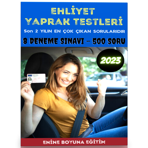 Ehliyet Yaprak Testleri - Enine Boyuna Eğitim