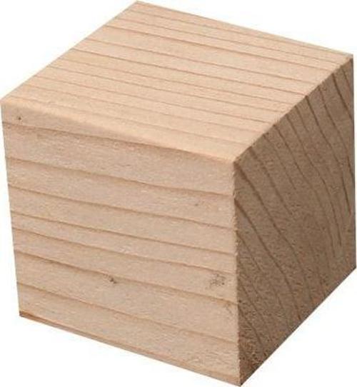 5x5x5 Cm (30 Adet) Hobi Ahşap Köknar Kereste Küp Dekoratif Küp Doğal Ahşap Küp Blokları
