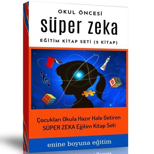 Okul Öncesi Süper Zeka Kitap Seti (2 Spiralli Kitap) - Enine Boyuna Eğitim