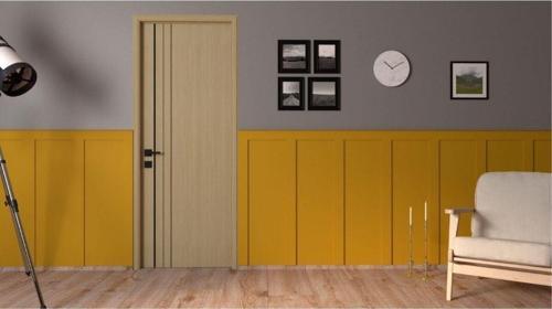 Dekoratif 8 Cm İskandinav Duvar Çıtası (5 Adet)(8 x 100 Cm) Ev Ofis Dekorasyonu 4 Mm Mdf