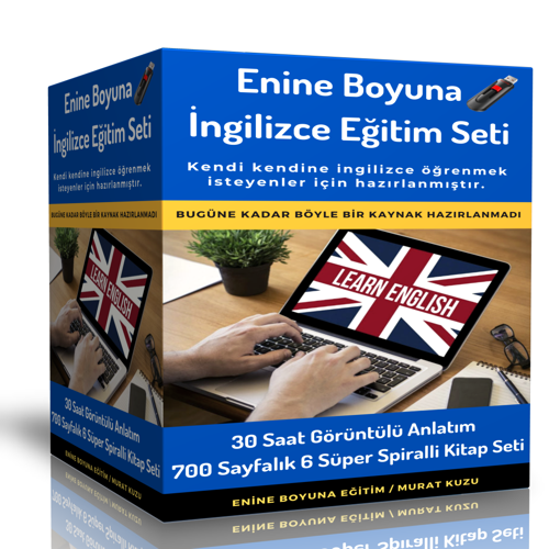 Enine Boyuna İngilizce Eğitim Seti (Renkli) - Enine Boyuna Eğitim