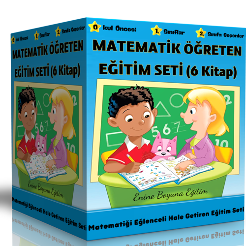 Okul Öncesi Ve 1. Sınıflar İçin Matematik Öğreten Eğitim Seti (6 Kitap) - Enine Boyuna Eğitim
