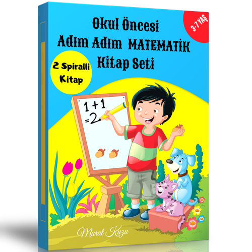 Okul Öncesi Adım Adım Matematik Kitap Seti - Enine Boyuna Eğitim