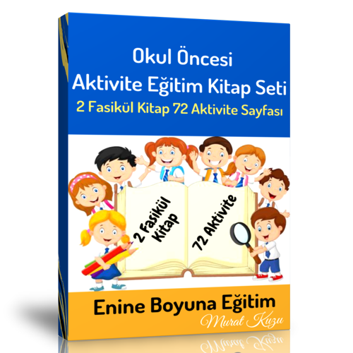 Okul Öncesi Aktivite Eğitim Kitap Seti (2 Fasikül Kitap) - Enine Boyuna Eğitim