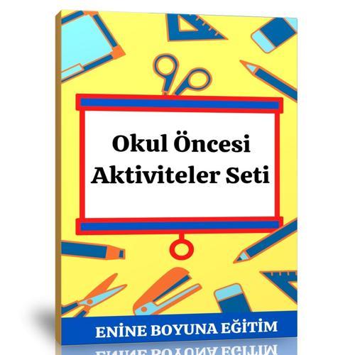 Okul Öncesi Aktiviteler Seti 5 Kitap - Enine Boyuna Eğitim
