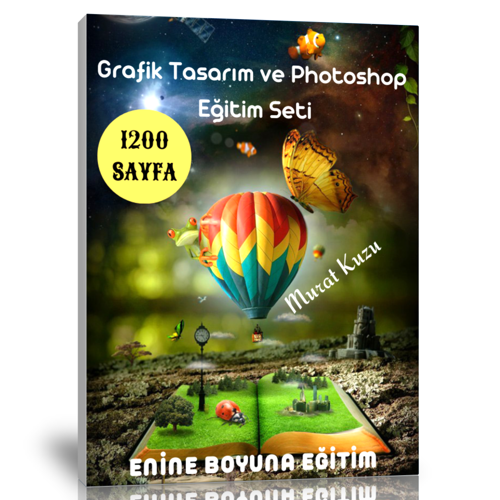 Grafik Tasarım Ve Photoshop Eğitim Seti (2 Süper Kitap) - Enine Boyuna Eğitim