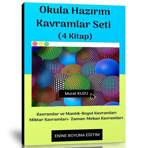 Okula Başlıyorum Kavramlar Seti (4 Kitap) - Enine Boyuna Eğitim