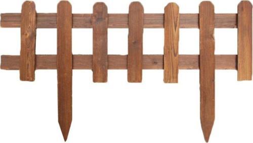 (Toprak Üstü 30 Cm) Bahçe Çiti Ahşap Bahçe Çit Dekor Çit