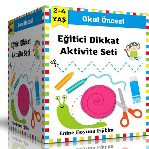 Okul Öncesi Eğitici Dikkat Aktivite Seti (2-4 Yaş İçin) - Enine Boyuna Eğitim