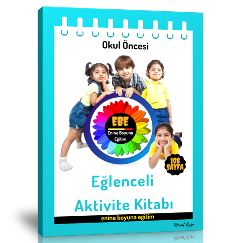 Okul Öncesi Eğlenceli Aktivite Kitabı - Enine Boyuna Eğitim