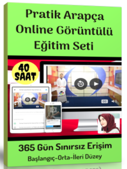 Pratik Arapça Görüntülü Eğitim Seti (Başlangıç-Orta-İleri Düzey) - Enine Boyuna Eğitim