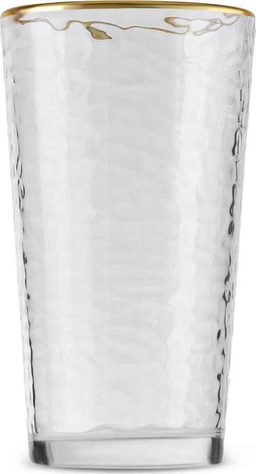 Akroma Transparent Meşrubat Bardağı 590 Ml Gold