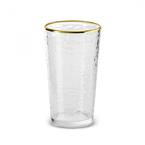 Akroma Transparent Meşrubat Bardağı 590 Ml Gold