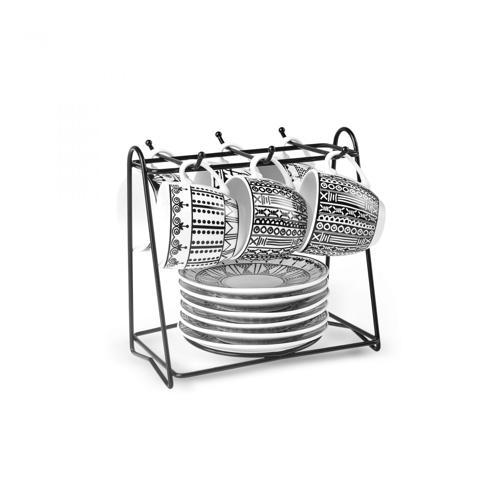 Altos Standlı 6 Kişilik Kahve Fincanı 90 Ml