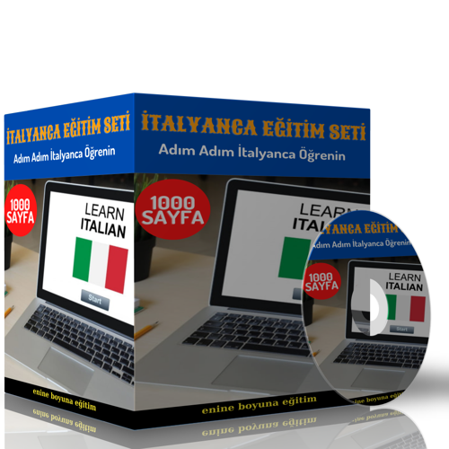 Pratik İtalyanca Eğitim Seti - Enine Boyuna Eğitim