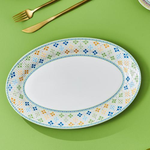 Block Kayık Tabak 30 Cm