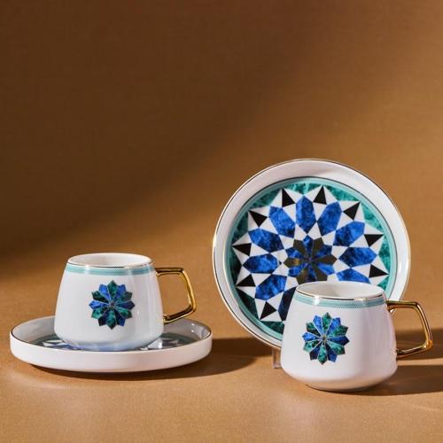 Roman 2 Kişilik Kahve Fincan Takımı 90 ml