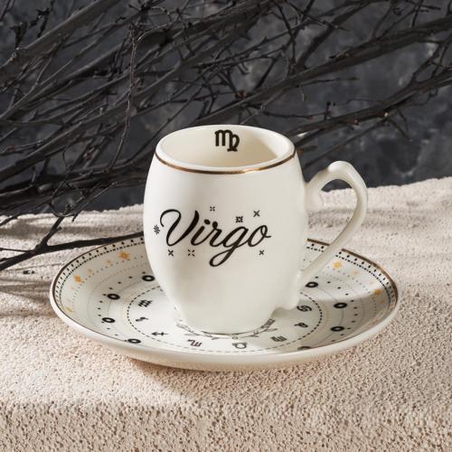 Başak Burcu Tek Kişilik Kahve Fincanı 90 Ml