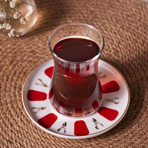 Bergamot Porselen Tekli Çay Tabağı 12 Cm V2